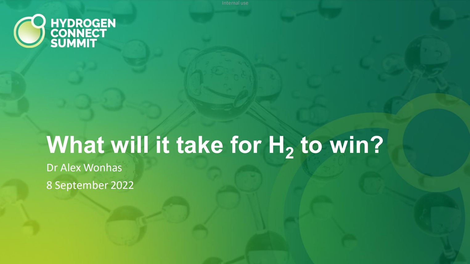 Read more about the article Hydrogen Connect Summit 2022 – Alex Wonhas