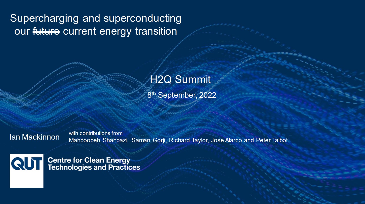 Read more about the article Hydrogen Connect Summit 2022 – Ian Mackinnon